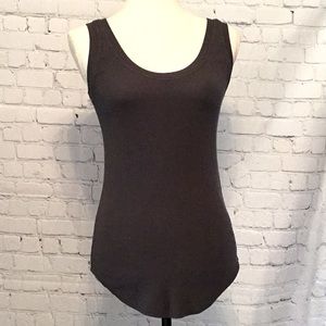LAMade Charcoal Rib Knit Tank